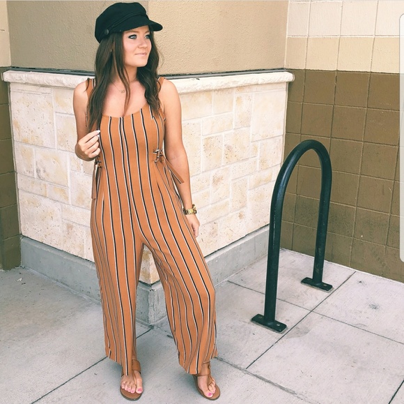Stripe jumpsuit - Picture 1 of 1